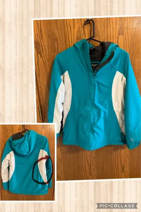 LandsEnd squall jacket teal size 16/XL - size Kids Clothes 14 or XL