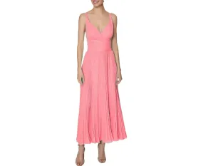 LAUNDRY By Shelli Segal Women's Pink Pleated Midi Dress