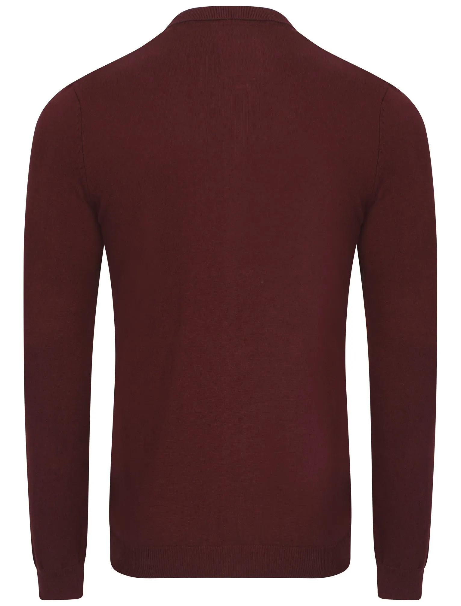 Le Shark Bradman knitted cardigan in oxblood