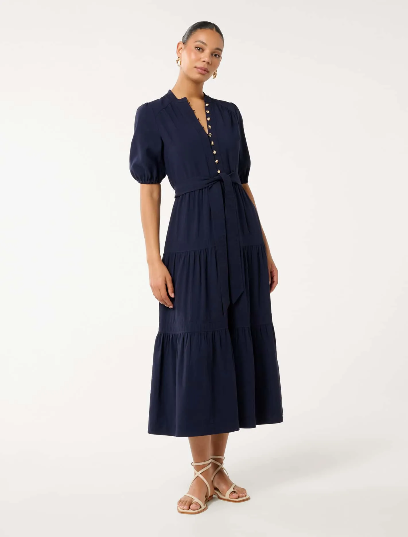 Leona Tiered Midi Dress