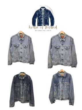 Levis and Wrangler denim jacket