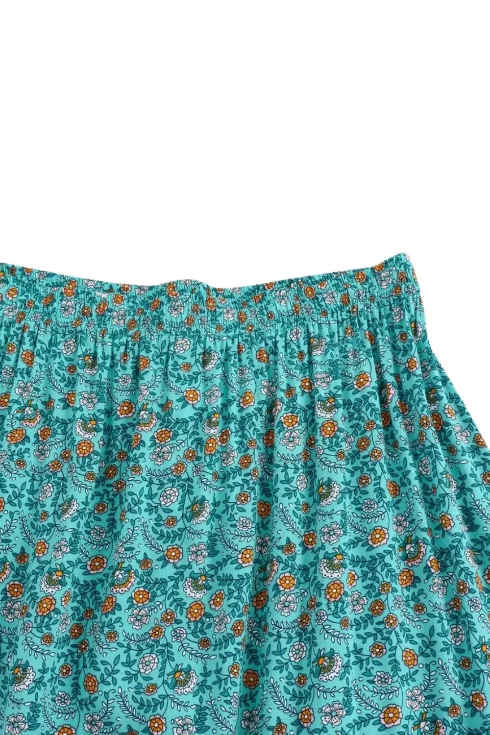 ‘Lily’ Vacation Style Cotton Midi Skirt