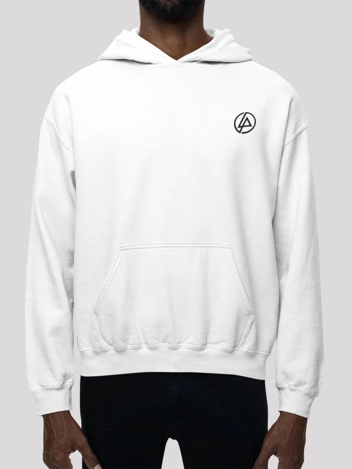 Linkin park White Men's Hoodie