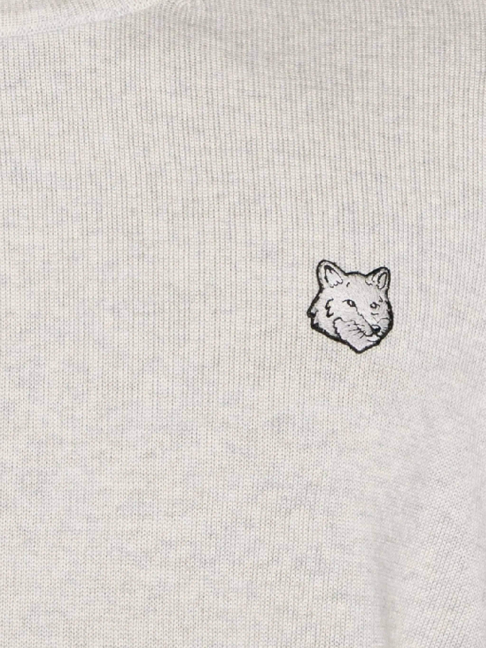 logo-patch cotton jumper