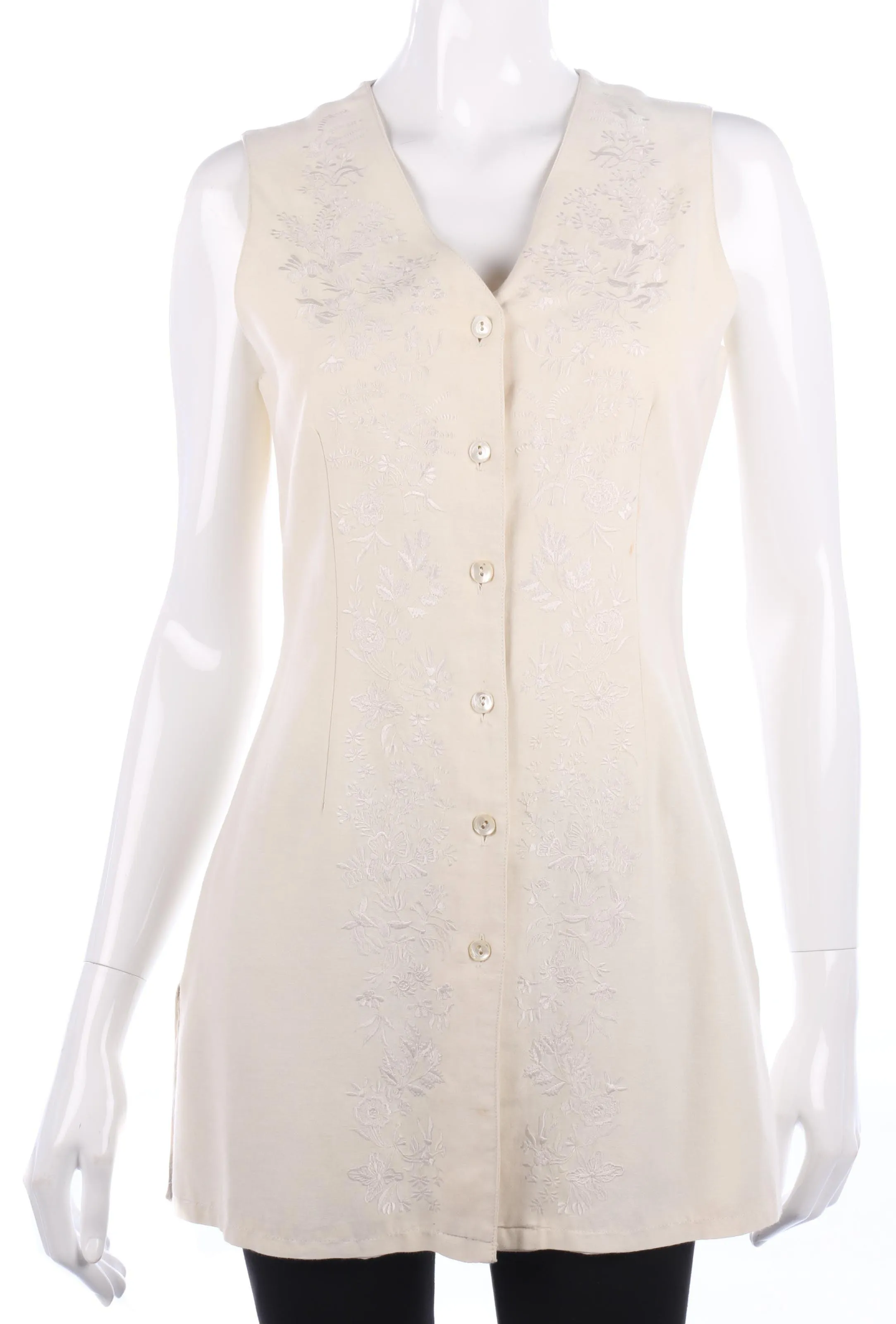 Lovely embroidered waistcoat size 10