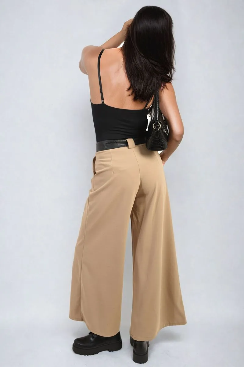 Mariana Belted High Waist Wide Leg Trouser