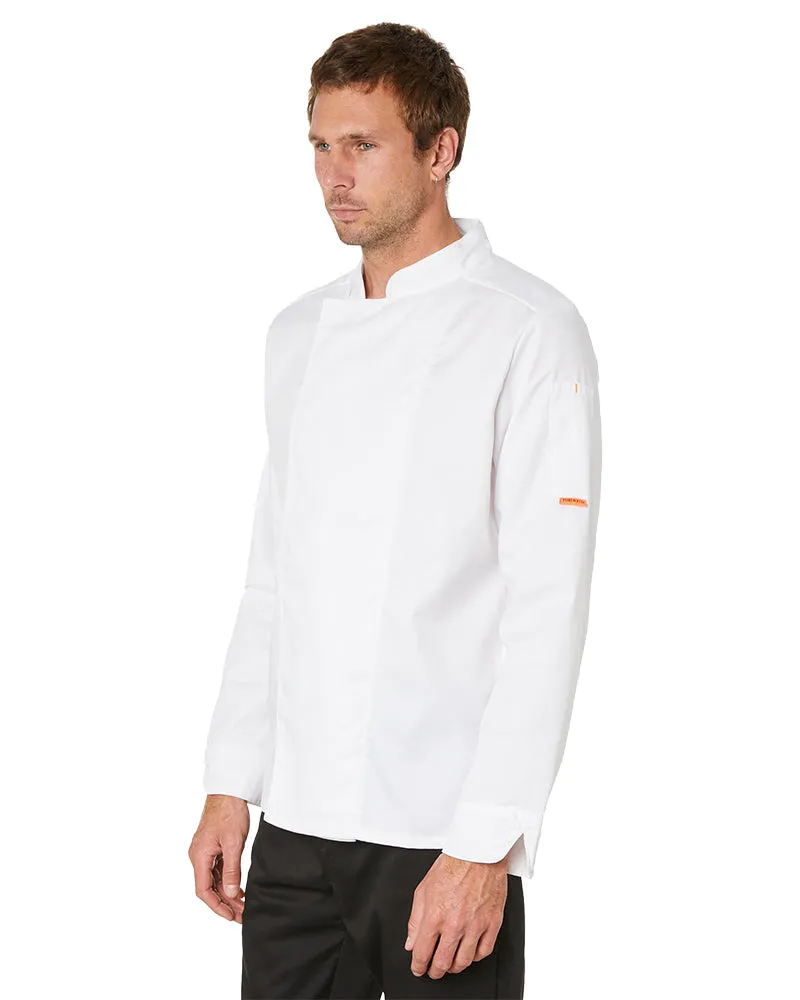 Mesh Air Pro LS  Chefs Jacket - White