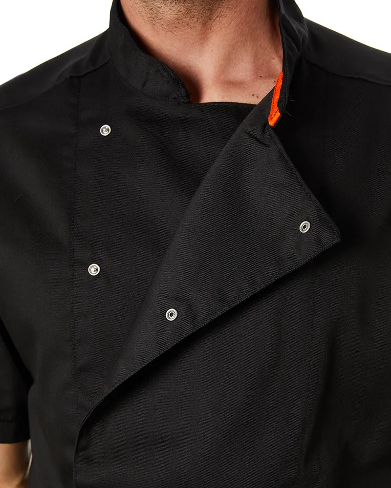 Mesh Air Pro SS Chefs Jacket - Black