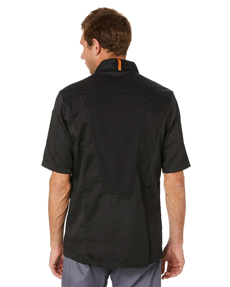 Mesh Air Pro SS Chefs Jacket - Black