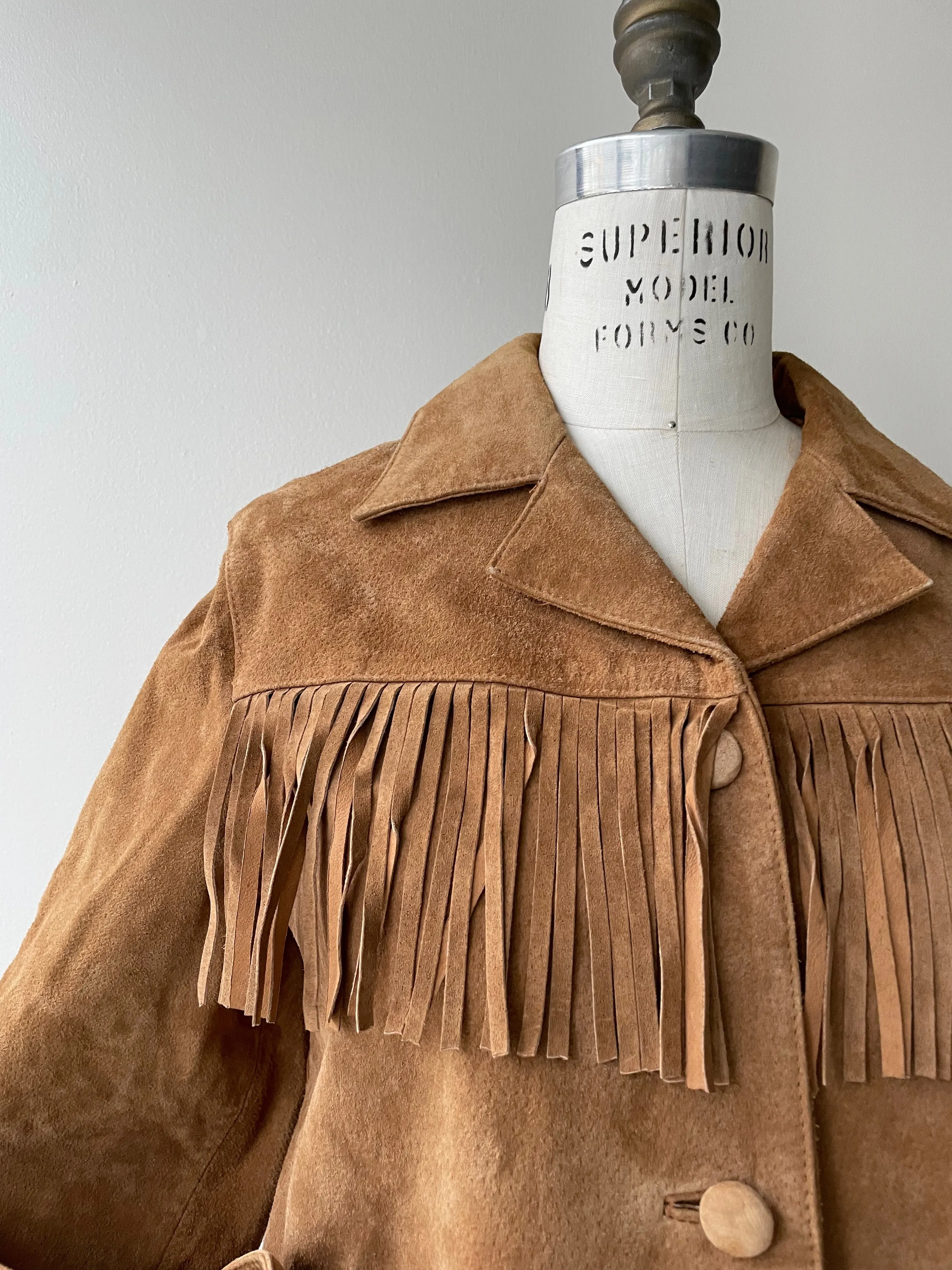 Mesita Fringed Suede Jacket