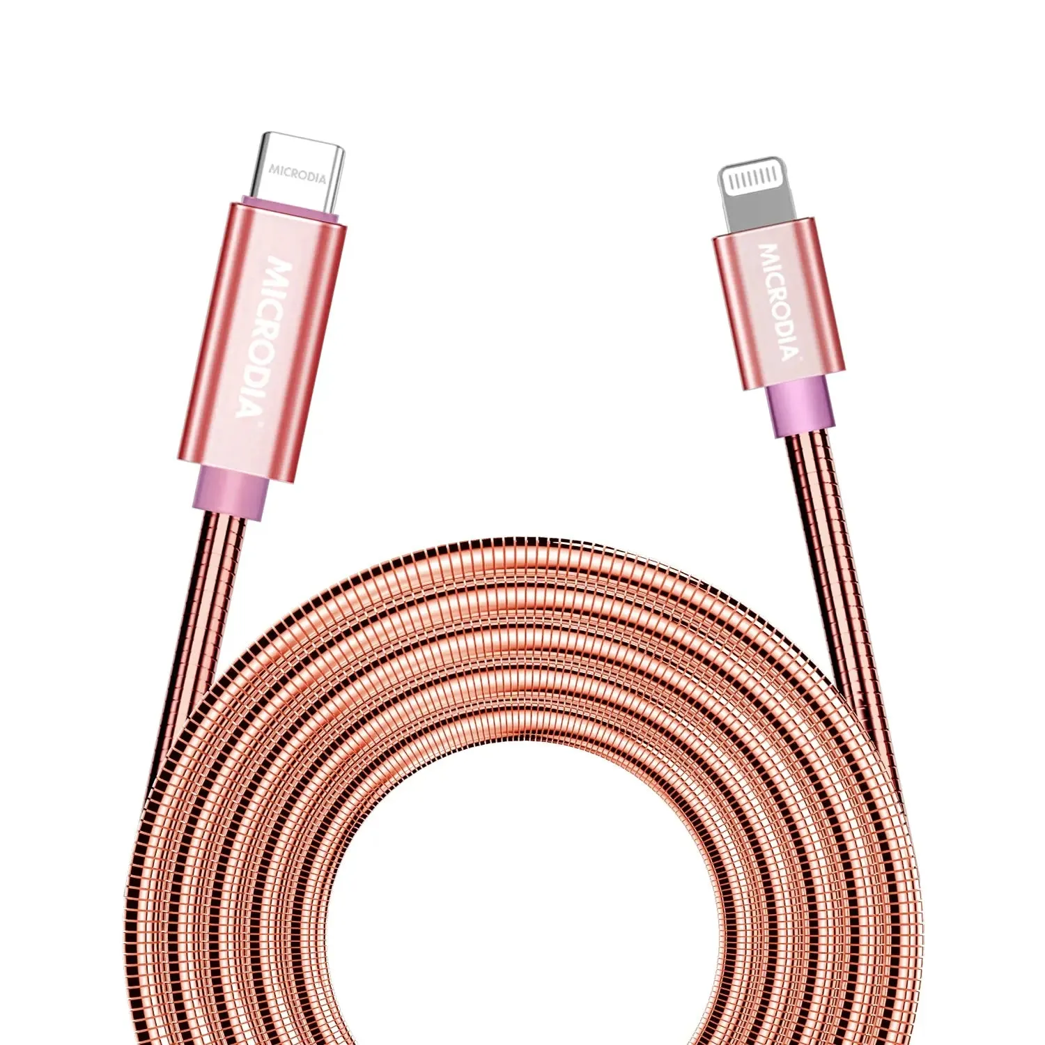 MICRODIA ExeCable™ Steel PD60W USB-C to Lightning Charge & Sync Cable