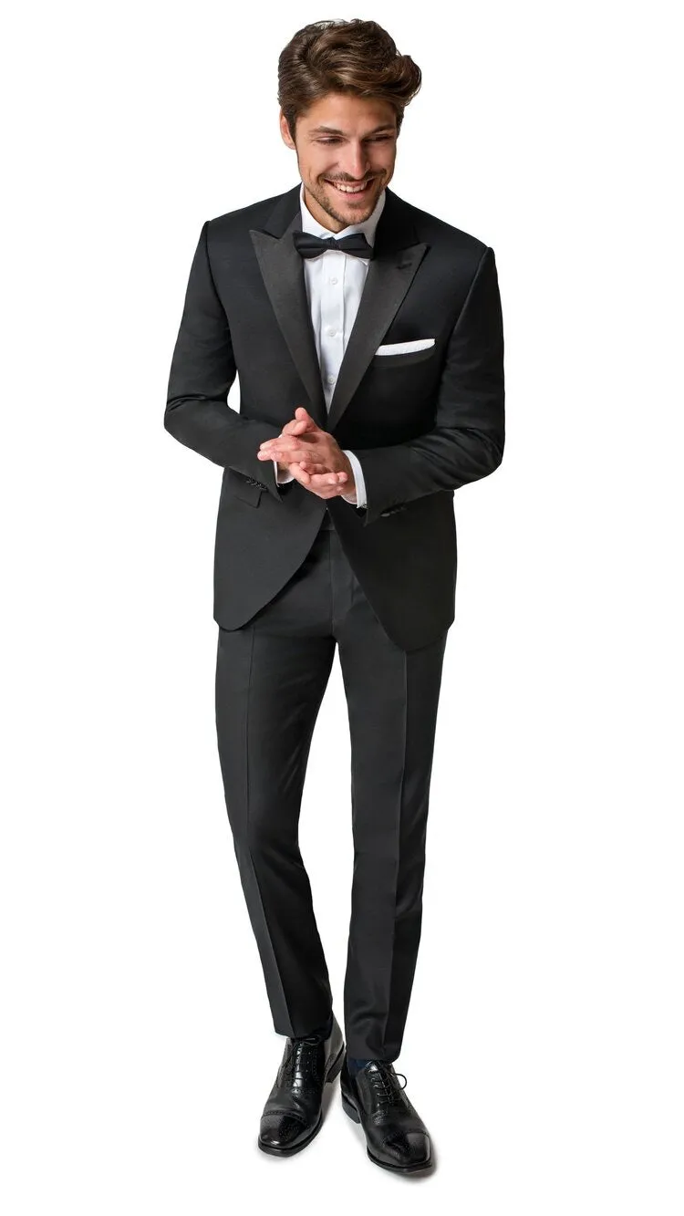 Modern Fit Tuxedo Pant, Black