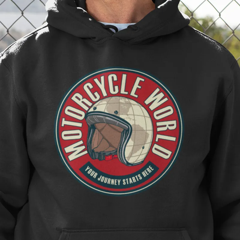 MOTORCYCLE WORLD HOODIE