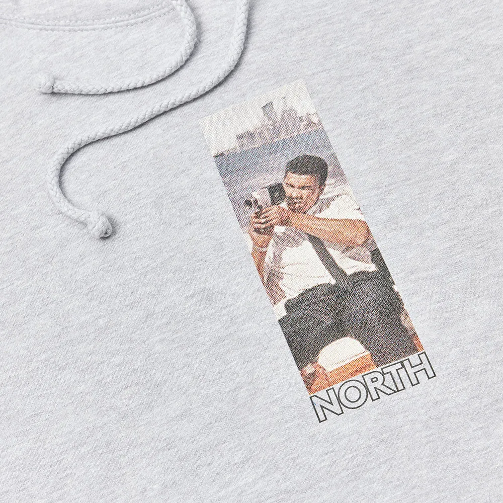 North Skate Mag Ali Super 8mm Hoodie - Heather Grey