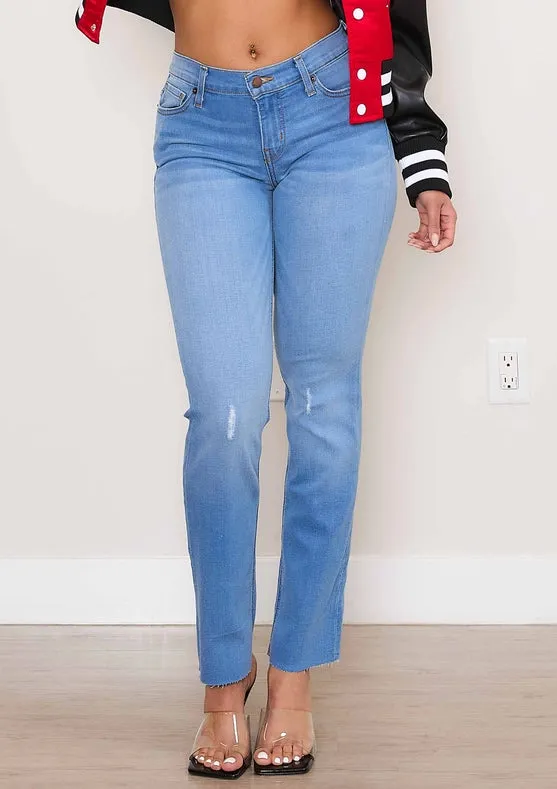 Now Ankle Straight Jeans