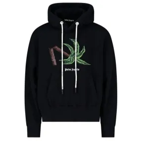 Palm Angels Broken Palm Tree Black Hoodie