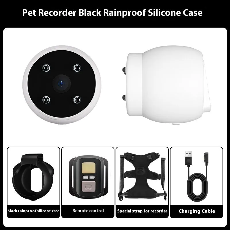 Pet Tracker Collar Dogs And Cats  Recording Camera