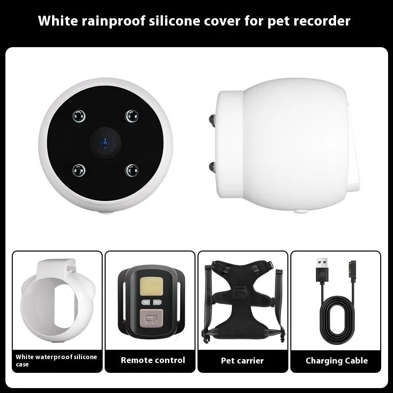 Pet Tracker Collar Dogs And Cats  Recording Camera