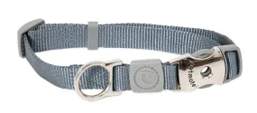 Petmate Deluxe Signature Pewter Metal Clip Collar 10-16"