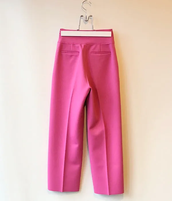 PHEENY/AMUNZEN HIGH WAIST TAPERED PANTS(PINK)