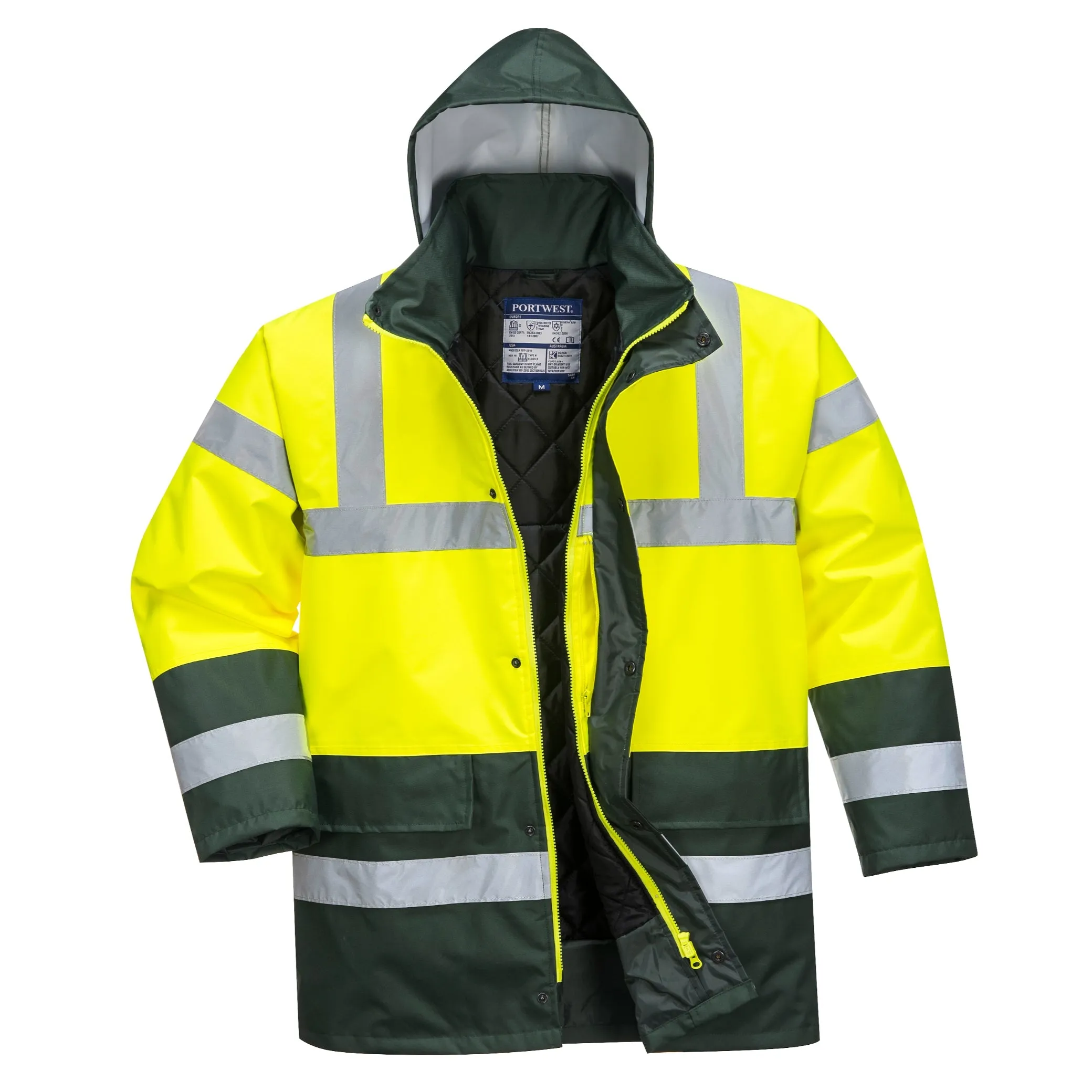 PORTWEST® Hi Vis Waterproof Traffic Jacket - ANSI Class 3 - US466