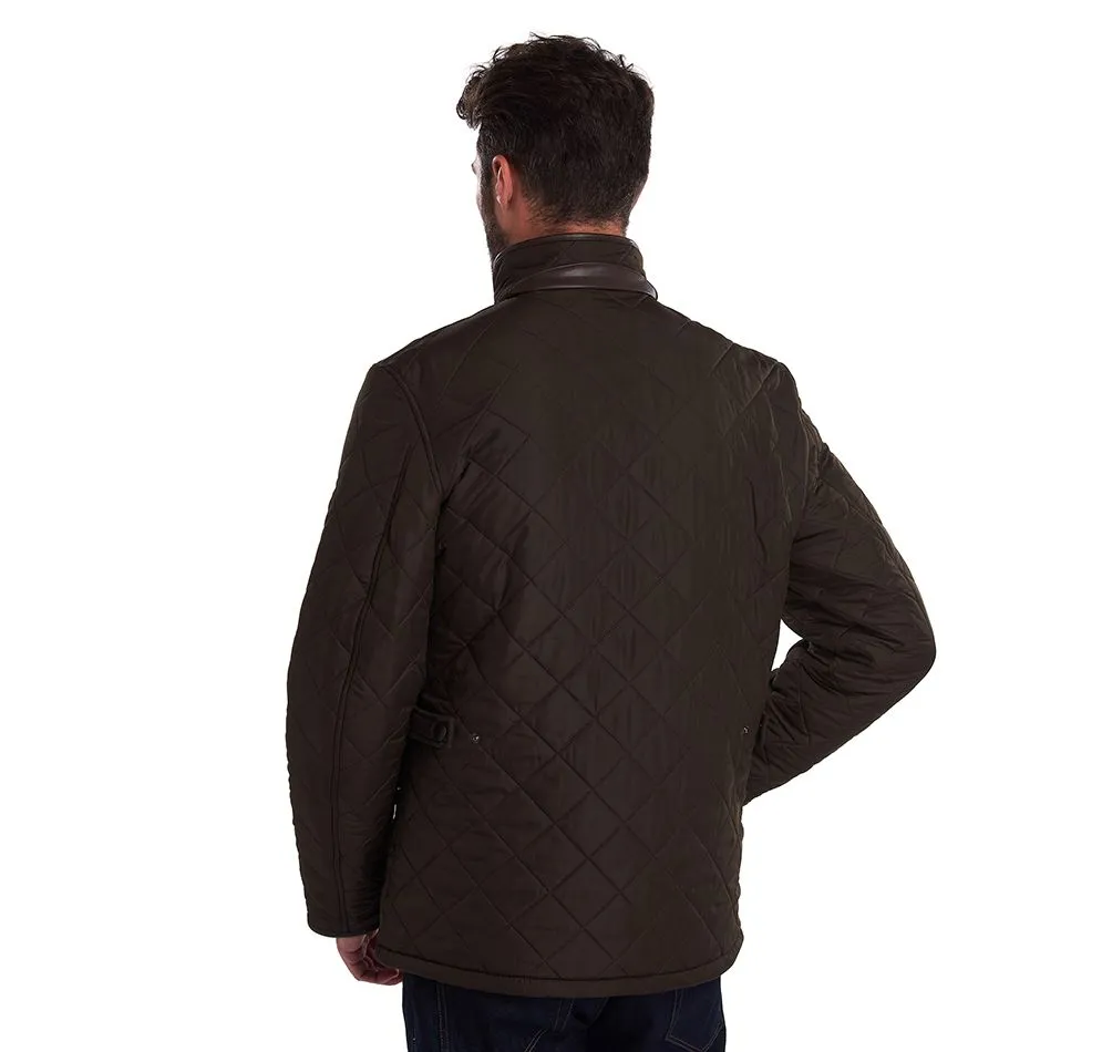 Powell Quilted Jacket in Olive by Barbour