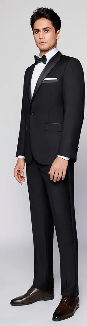 Preston Black Classic Fit Tuxedo