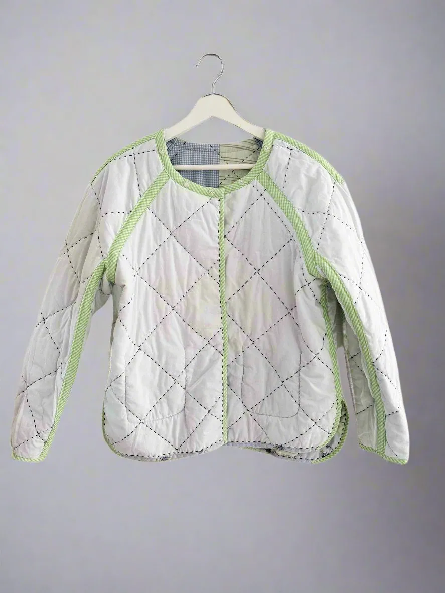 Quilted Fearne Jacket -Spring Green