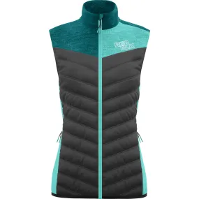 REDELK EGLE GILET TECNICO DONNA ANTIVENTO E IMBOTTITO PER TREKKING E ESCURSIONISMO COLORE: DEEP LAGOON MELANGE/VULCAN