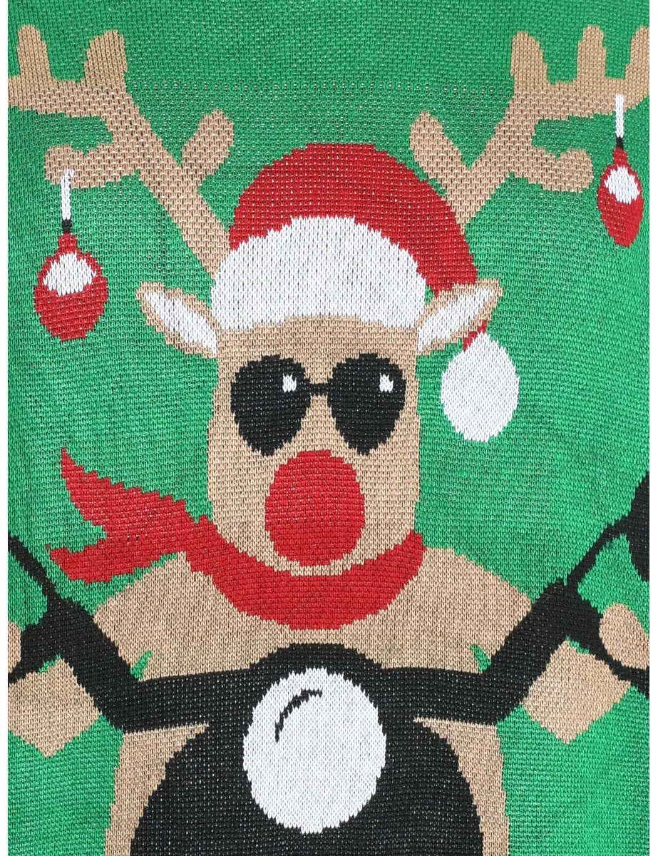 Reindeer Christmas Jumper - XL