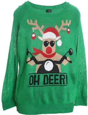 Reindeer Christmas Jumper - XL