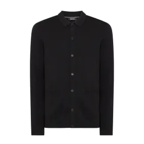 Remus Uomo Fine Button Cardigan 00 Black