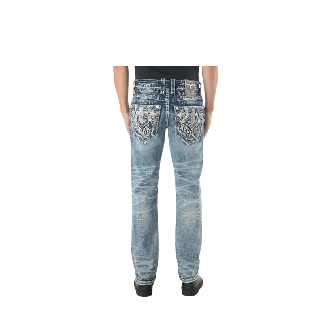 Rock Revival Men's Zeke Straight Jeans