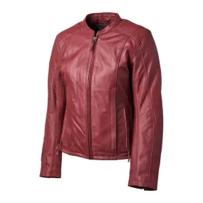 Roland Sands Design Argonne 74 Ladies Jacket Merlot