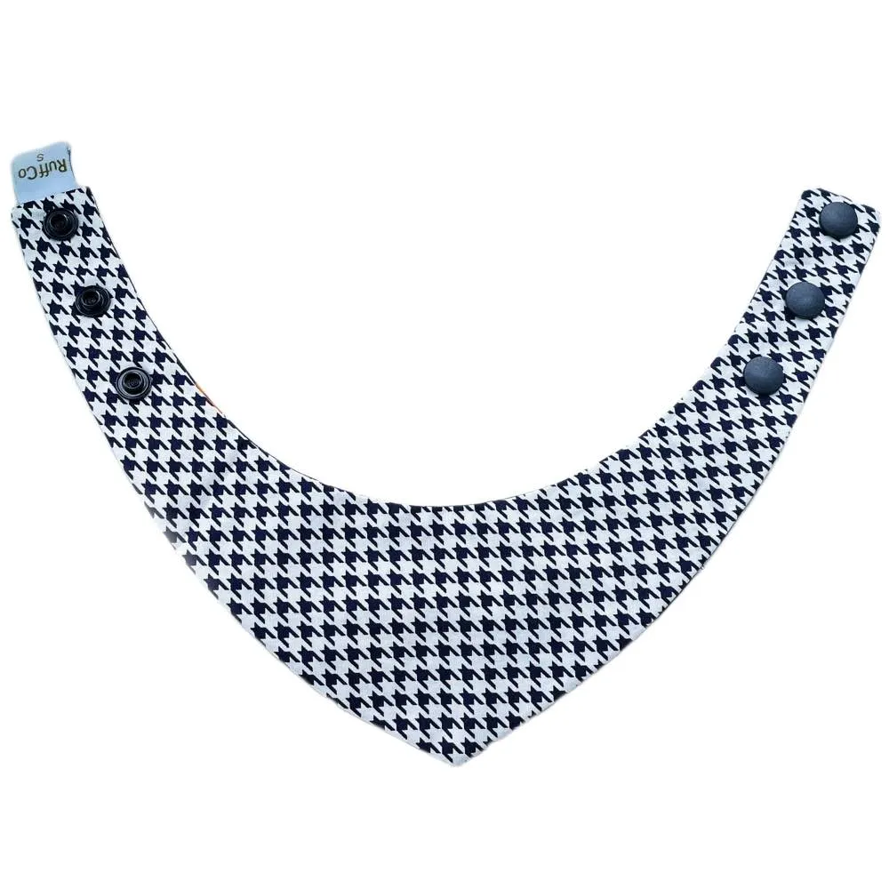 RuffCo Handcrafted Reversible Bandana For Cats & Dogs (Blue Puppies)