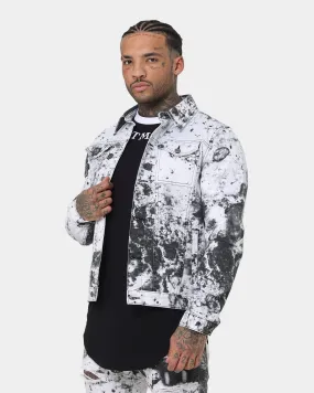 Saint Morta Acid Jean Jacket White/Black