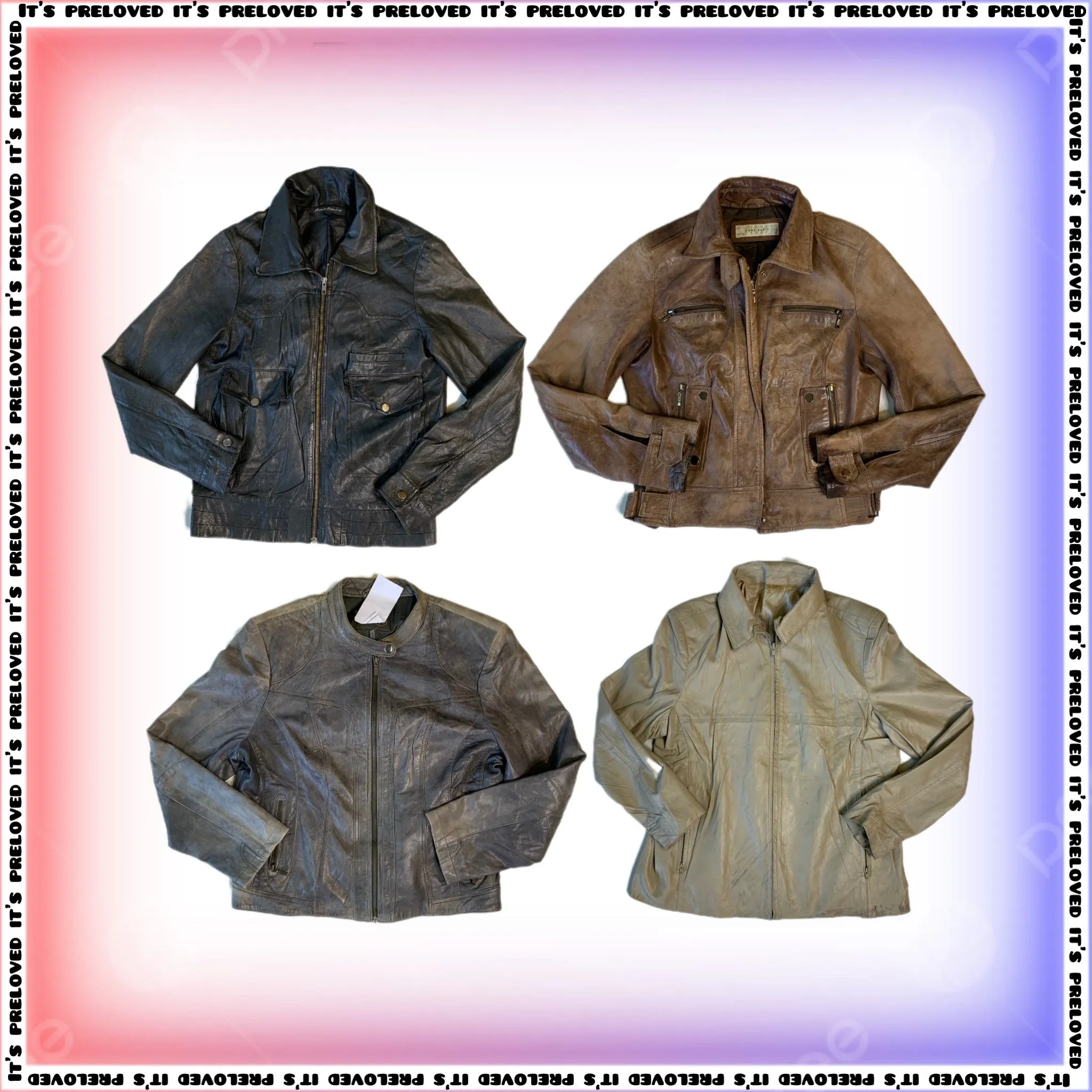 SALE Retro Leather Jacket Mix (SS-705)