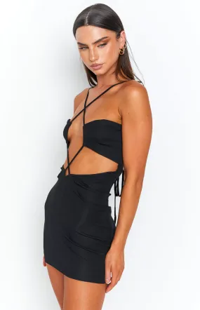 Sonoran Black Mini Dress