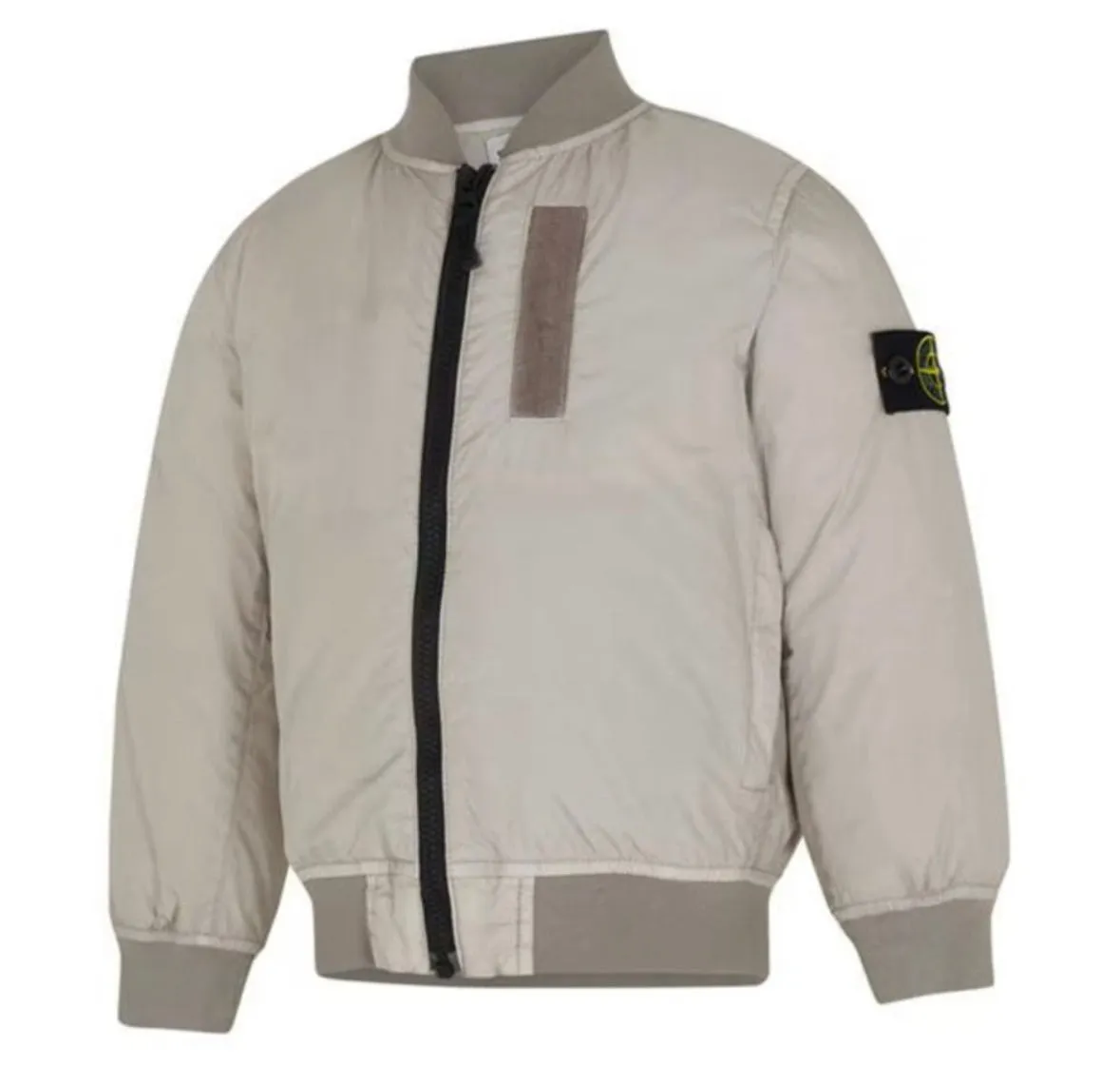 Stone Island Junior Crinkle Reps Bomber Jacket