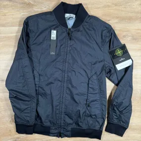 Stone Island Membrana 3L TC Bomber Jacket in Navy