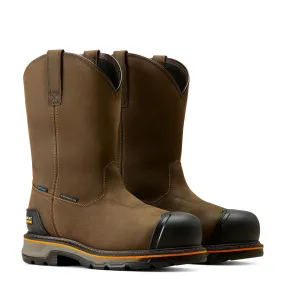 Stump Jumper BOA Composite-Toe Waterproof Pull-On Work Boot Iron Coffee