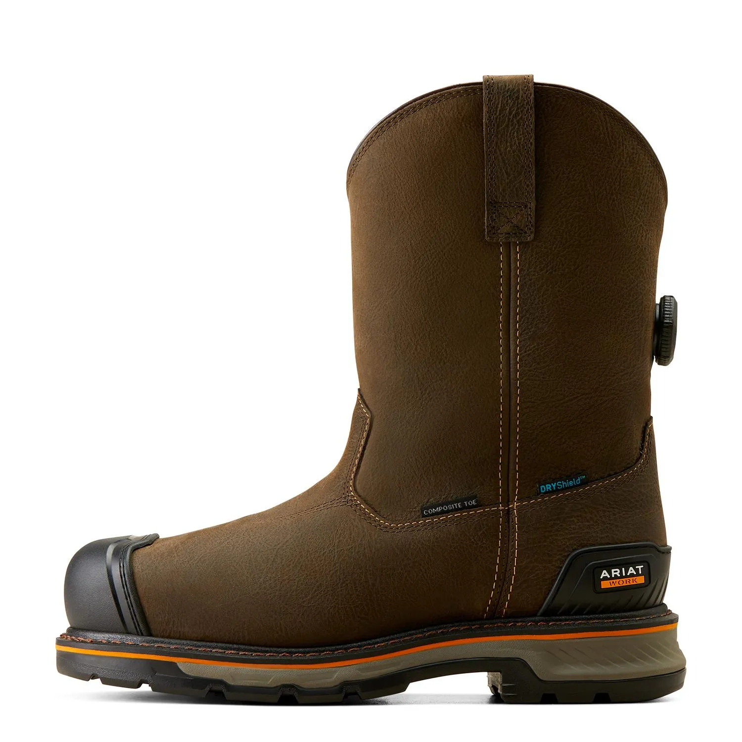 Stump Jumper BOA Composite-Toe Waterproof Pull-On Work Boot Iron Coffee