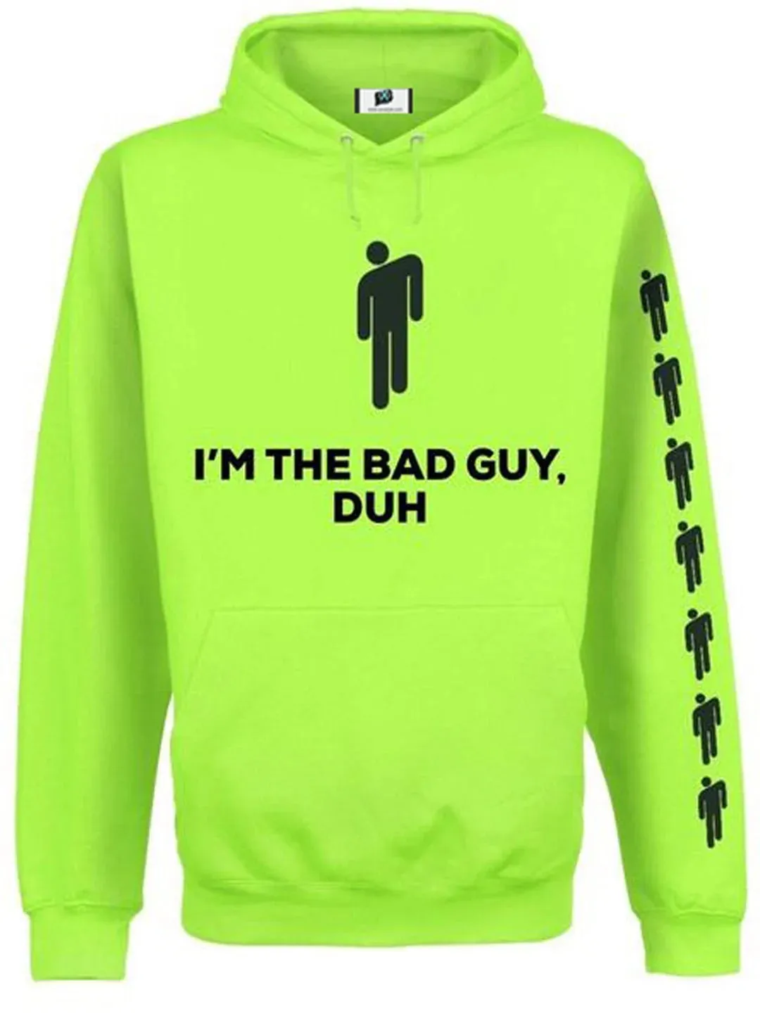 SXV  'I THE BAD GUY DUH’ Printed Cool Aesthetic Sweatshirt Hoodie