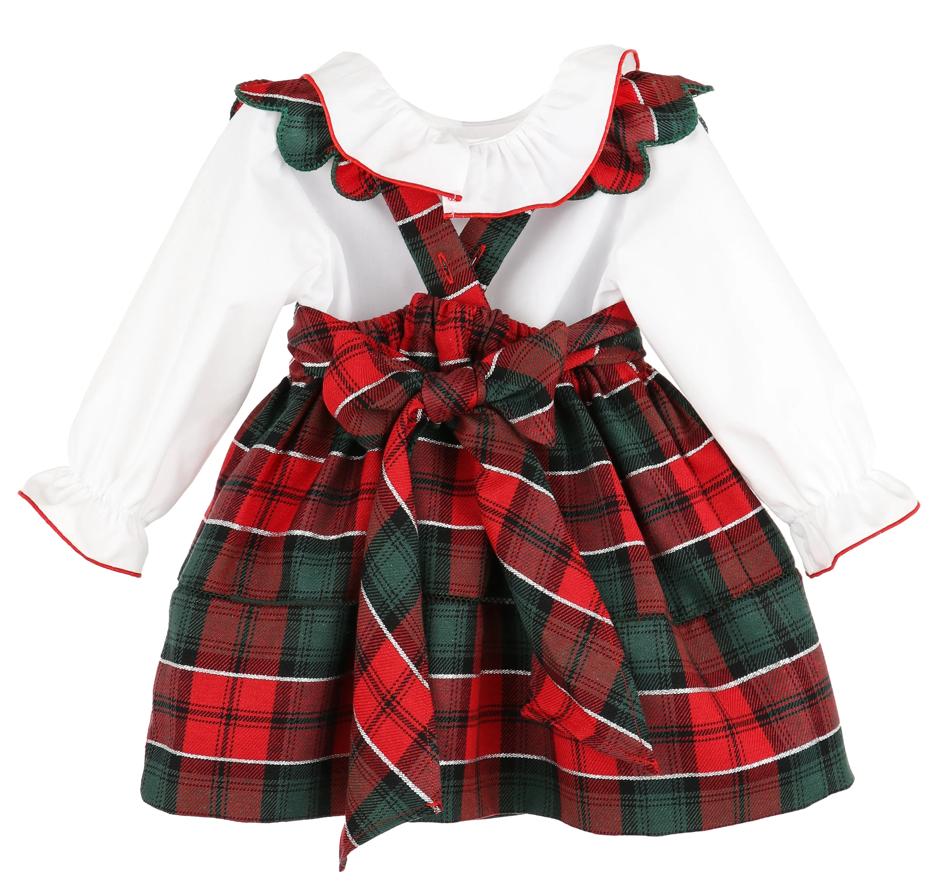 Tartan Tidings Jumper Set Red/Green