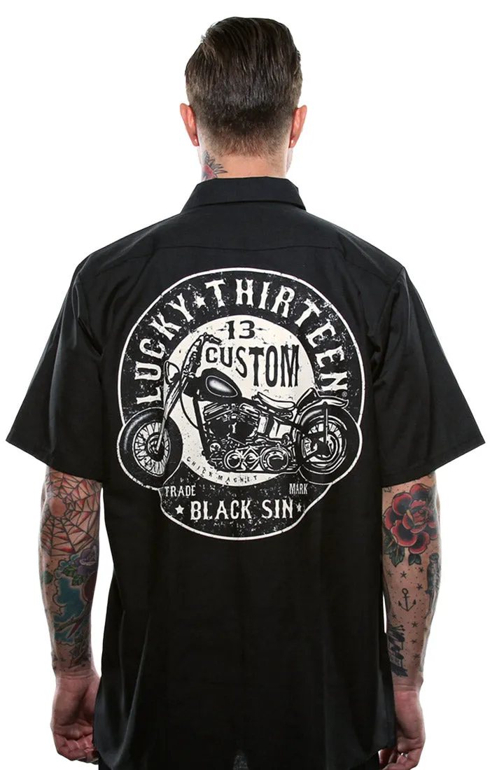 The BLACK SIN Work Shirt