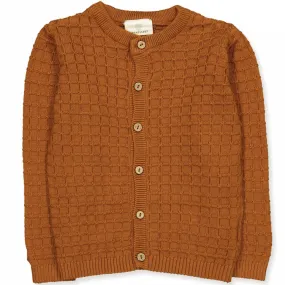 The Finley Cardigan - Burnt Orange