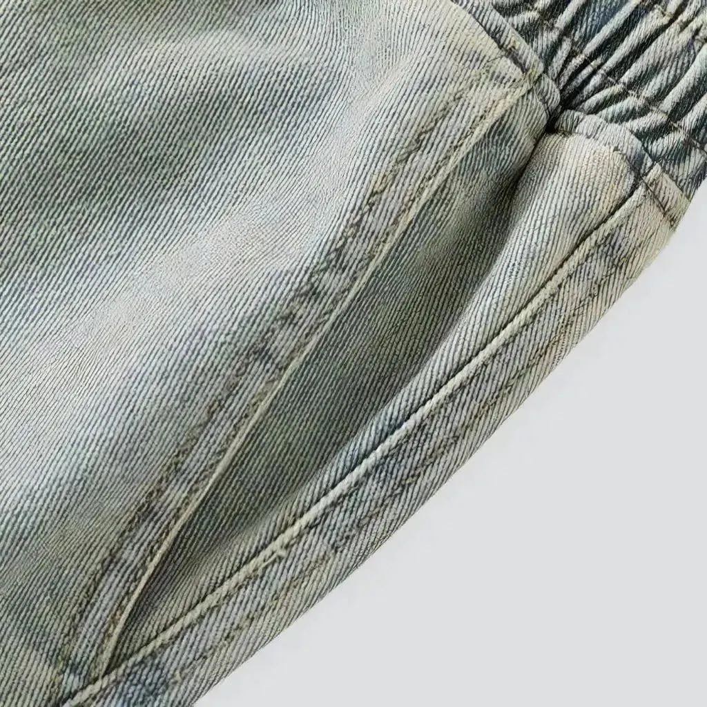 Tone men's aged jeans