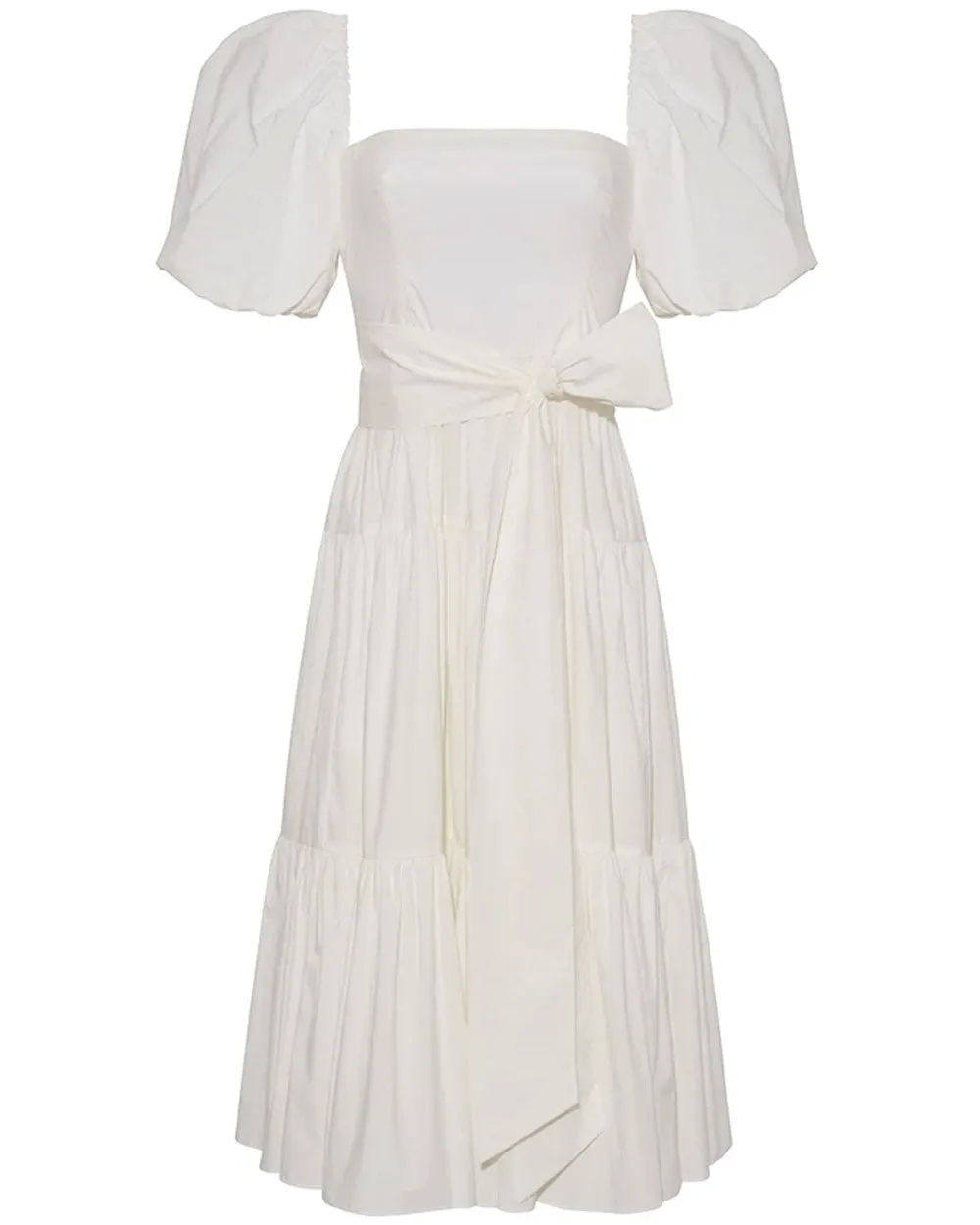 White Sydney Midi Dress