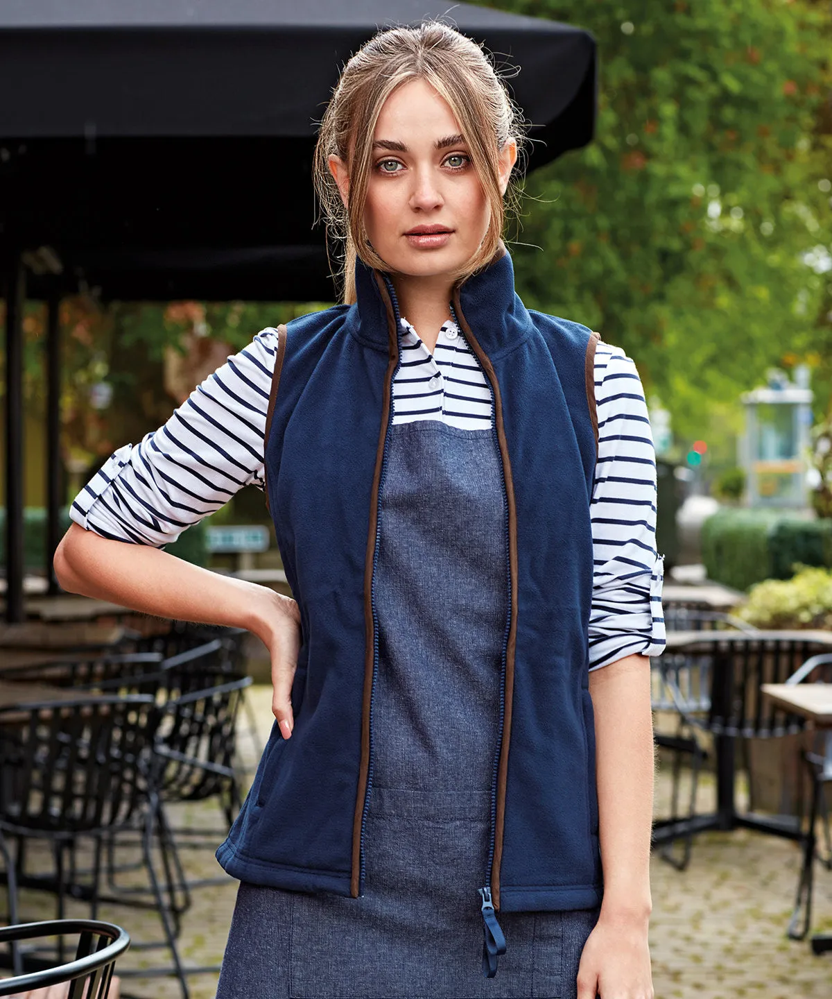 Women’s artisan fleece gilet