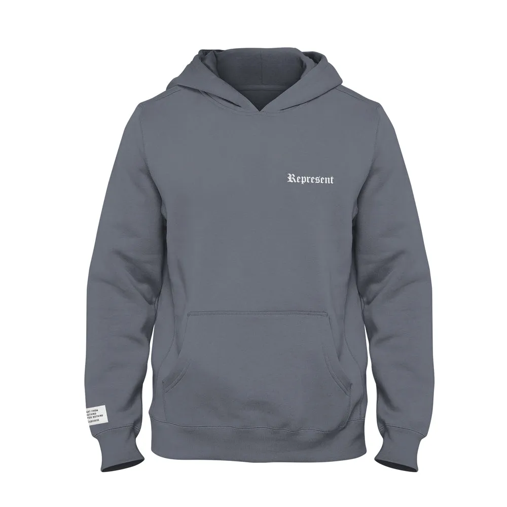 XLARGE Premium Fashion Heavy Hoodie [SPACE GREY] STOP FOR NOTHING SERIES